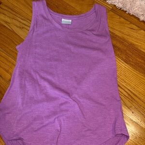 Columbia Purple Sleeveless Women's Top with Open Back